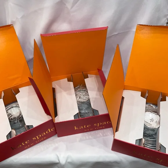 (3 Place Settings) Kate Spade New York Parker Place 5 Piece China Place Serving - Picture 16 of 16